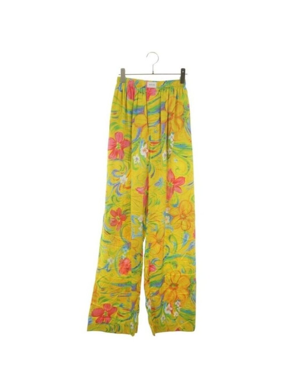 Balenciaga All Over Pattern Satin Long Pants 34